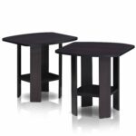 furinno simple design end table set two njwel tables dark walnut home kitchen west elm bentwood coffee macys living room furniture black glass and side young america dresser 150x150