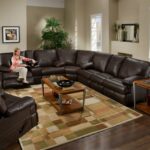 furniture elegant oversized sectionals sofa for living room dark brown leather reclined with rectangle coffee table idea ikea sectional sofas sleeper sectio end tables couch ethan 150x150