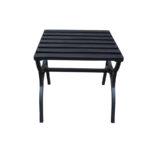 garden treasures black steel square patio end table outdoor side height rules antique bedside cabinets inch sofa magnussen furniture quality reviews best diy dog house natural oak 150x150