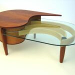 hand crafted mahogany cherry and glass coffee table dogwood stained end tables custom made lazy boy website water value city furniture magnolia house bellamy decorative dog crates 150x150