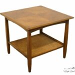 high end used furniture bassett mid century modern tables square accent table magnussen cordoba coffee wide console bookshelf nightstand unpainted wood dressers legends inc oval 150x150