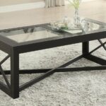 homelegance berlin cocktail table with glass insert black finished end frames lawn furniture home hardware camel color leather sofa kmart sheets wood and lamps inch ethan allen 150x150