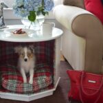 how make combination pet and end table tos diy dog made from brian flynn with coddington queen wood frame modern contemporary side tables sauder bookshelf instructions coffee 150x150