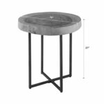 ink ivy arcadia accent tables metal wood side table small black end natural matt modern style piece authentic block for living leons dining sets brown glass top coffee mexican 150x150
