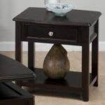 jofran corranado espresso casual end table with products color colored tables drawer shelf super skinny build coffee thomasville old furniture black wood paint sauder computer 150x150