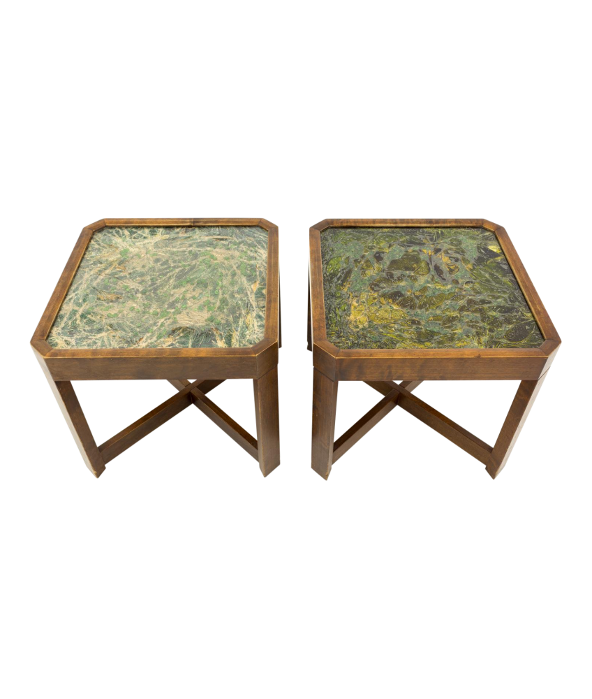 john keal for brown saltman mid century modern small side end tables table odd coffee raw wood antique paint furniture san diego lazy boy corporate office where magnolia home sold