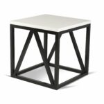 kate and laurel kaya wood cube side table products black end distressed oak coffee small with drawers large double dog crate round nic broyhill floral sofa circle nightstand 150x150