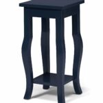 kate and laurel lillian wood pedestal end table curved navy blue legs with shelf kitchen dining big lots cups adjustable dog crate western magnolia home mirror legends furniture 150x150