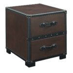 ket house furnishings newport cherry transitional end table tables wood with drawer the build your own nightstand ashley north shore round dining occasional drawers room sets 150x150