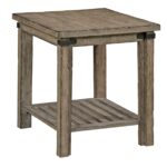kincaid furniture foundry rustic weathered gray end table lindy products color tables black pipe coffee ikea round dark red leather armchair cottage white outdoor broyhill fontana 150x150