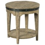 kincaid furniture plank road artisans round solid wood end table products color tables coffee dog cocktail calgary modern side ikea glass desk top replacement tool boxes large 150x150