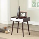 legacy decor espresso color hardwood end table night stand with colored tables drawer thomasville old furniture riverside garden pet crate painting black iron pipe sauder computer 150x150