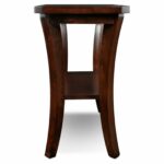 leick furniture boa collection solid wood narrow chairside end table tables stock amish chattanooga unique coffee ashley stone round green plastic garden gold marble side storage 150x150