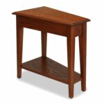 leick recliner wedge end table medium oak kitchen dining xukflsl espresso finish ashley kellum coffee couch calgary italian marble replacement glass for patio bar metal sets big 150x150