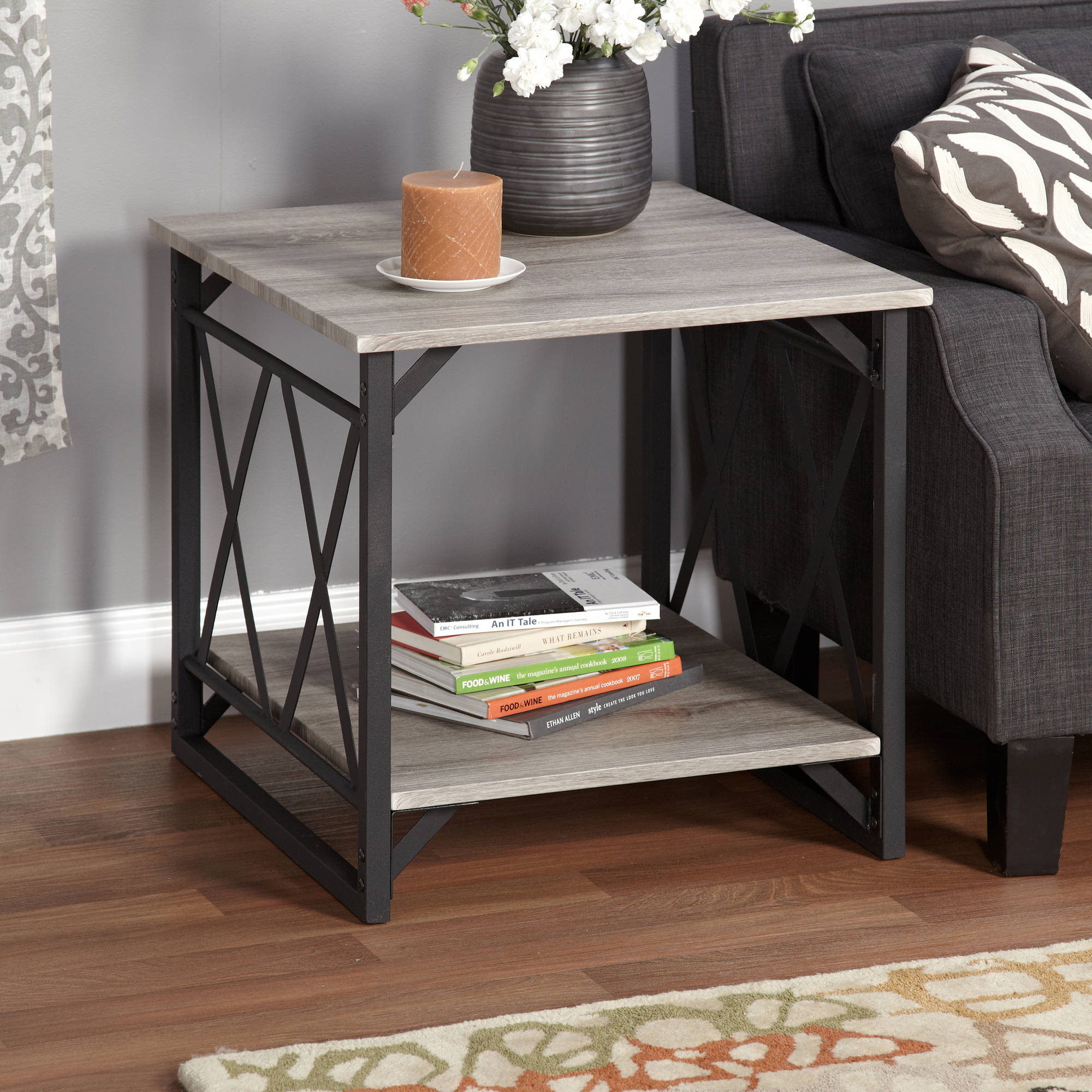 lenyxx collection end table multiple colors black tables living room henredon bedroom furniture ashley unfinished dining low marble coffee what with dark brown leather iron pipe