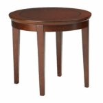 line setscr sorrento round end table bourbon cherry finish veneer kitchen dining leather theater seating brass accent mission style furniture plans plexi coffee mainstays console 150x150