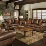 living room amazing decorating chocolate brown wonderful furniture leather arms sofa sets beige floral wool rug wooden laminate flooring what color end tables with dark dog kennel 150x150