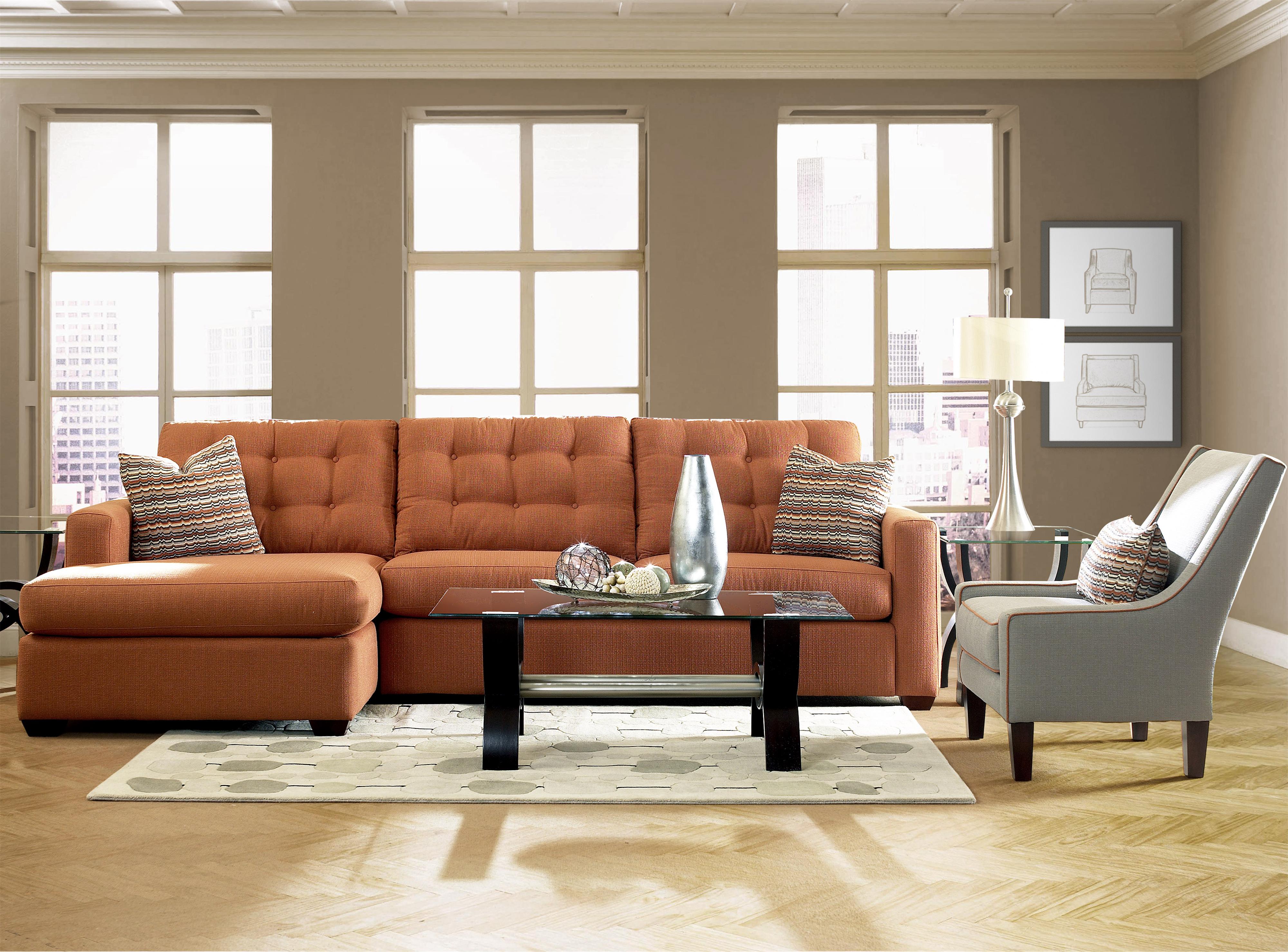 living room orange tufted lounge with grey faux leather sofa chair white pattern rug target black metal leg glass top table wooden laminate flooring idea silver end lamp rainbow