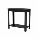 loft end table black wood living room dorm small narrow lcl tables tall sofa side coffee shelf storage comfortable indoor rectangular modern ebook leons dining sets mirrored clear 150x150