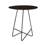 magnolia home traverse carbon round end table joanna gaines black metal qty has been successfully your cart brushed nickel floor lamps large nightstands pie crust iron patio side 150x150