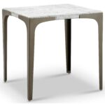 magnussen home mercer contemporary end table with marble products color tables replacement cushions for outdoor furniture small patio cat beach style black gloss storage coffee 150x150