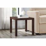 mainstays parsons square end table multiple colors espresso canyon walnut kitchen dining ashley signature chairs black accent can you spray paint finished wood kure furniture inch 150x150