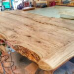 making cherry wood table from log end tables made logs brass top side rafferty lexington marble target ethan allen french country bedroom pallet coffee instructions entryway 150x150