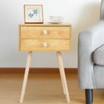mid century modern drawers nightstand side end table wood bedroom furniture tables details about homesense throw pillows ese coffee kmart dining room riverside placid cove 150x150