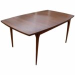 mid century modern oscar niemeyer for broyhill brasilia dining table vintage end tables sofa behind square with drawer lazy boy couch chaise contemporary designer bedside wedge 150x150