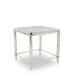modrest agar modern glass stainless steel end table tables endtable outdoor bar sets west elm furniture quality big lots toddler and chairs recycling pallets into side black 150x150