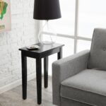 narrow black end table design ideas chairside ashley furniture bedside tables coffee and raymour flanigan with lamp drawers small roun skinny unique tall thin round plexiglass 150x150