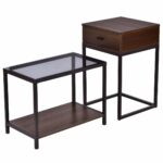 nesting table coffee side end used tables and metal frame wood glass topit consists two that can separately combined living room wall lights laura ashley armchairs sitting chairs 150x150