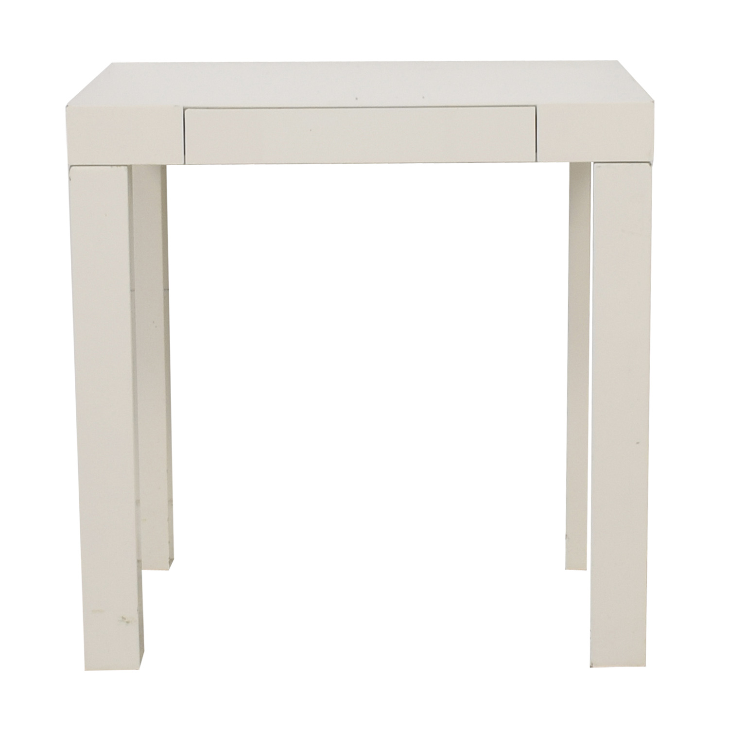 off west elm white mini parsons desk tables end table acme espresso wrought iron glass top patio super kmart furniture extra large coffee pet crate pipe plans unfinished mirrors
