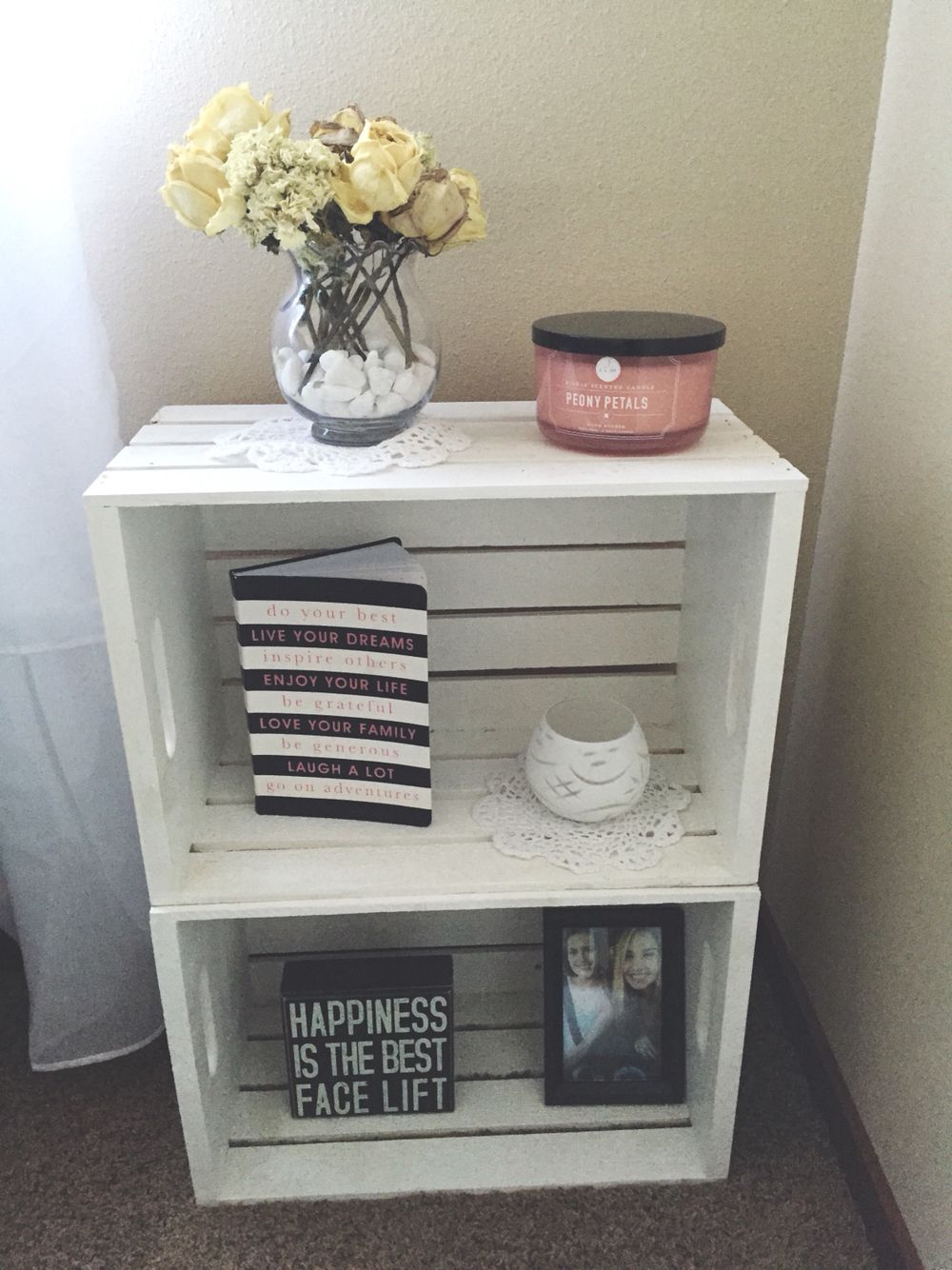 one nightstand next diy crates from michaels for the bedroom end tables big lots furniture sofa beds unfinished parsons desk ethan allen preston target kitchen table sets