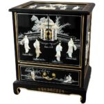 oriental furniture mother pearl ladies black end table lcq etb tables the hampton house ethan allen worth money antique white round into dog glass top nesting coffee tall shaped 150x150