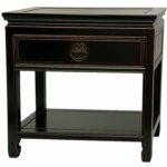 oriental furniture rosewood bedside table antique black end tables kitchen dining modern styling brown leather couch target shelf bookcase tall shaped side hampton house white 150x150