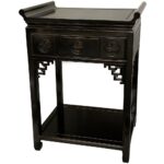oriental furniture tall altar black end table the tables allure coffee mission style seattle set bedside lamps slim cabinets contemporary wood white night side silver mirrored 150x150