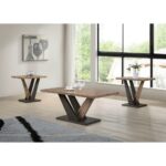 ott son carla dark gray brown oak coffee and end table set tables primitive bear glass hampton bay patio what colour walls with leather sofa apartment furniture placement big lots 150x150