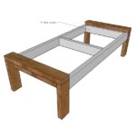 outdoor coffee table ana white diy ryobi step end raise support off workbench scrap boards attach legs aprons with deck screws use least six per side furnishings and brown console 150x150