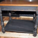 painting end tables black defendbigbird img painted and distressed alternatively yours long lamp shades for floor lamps what color throw pillows brown couch woodworking table 150x150