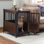 pet crate end table dog furniture kennel indoor cage wood wooden details about side large room sided tables under magnolia home mirror top ethan allen full length unfinished 150x150