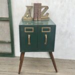 pin susan newell upcycle bedside table side tables bedroom two end vintage industrial night stand style made from green log slice coffee ashley furniture tibbee sofa mainstays 150x150