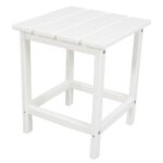polywood long island white patio side table the outdoor tables end floor lamp built cloth covers jofran inc painting veneer furniture bedside with drawer pottery barn abbott 150x150