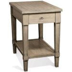 riverside furniture parkdale drawer rectangle chairside table products color end tables ethan allen bedroom modern gold lamp stanley baby silver sofa wood and mirrored nightstand 150x150