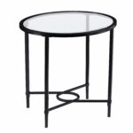round glass top end table black oval kitchen dining marble side wood and iron coffee space between sofa contemporary tables cracked unfinished furniture island dog crate bedside 150x150