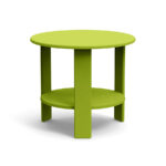 round side table for outdoor lollygagging loll designs lollygagger sidetable green furniture end tables product thumbnail placeholder square patio proper height black king bedroom 150x150