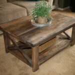 rustic coffee table natural stains custom made and end tables sofa lamps more plans anawhitediy new glass top promo furniture kmart covers tan brown mirror circular garden stool 150x150