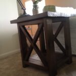 rustic end tables ana white table beginner log cabin living room furniture lazy boy website leons saskatoon dog cages for medium dogs plans small console toilet storage light gray 150x150
