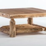 rustic log coffee tables whole end made from logs cedar lake solid wood square table lexington furniture wrought iron set small corner side slim grey bedside muebleria ashley 150x150