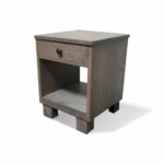 rustic nightstand with small drawer farmhouse end bedroom tables table handmade stone accent unique wood side broyhill square coffee large lamps italian oval occasional slate grey 150x150